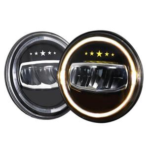 Wholesale 60w led headlight: 7 Inch Pentagram LED Headlight for Jeep Wrangler