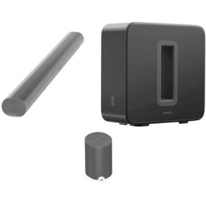 Wholesale speaker: Sonos Arc Soundbar with Sub Gen 3 & Pair of Era 100 Speakers Set (Black)
