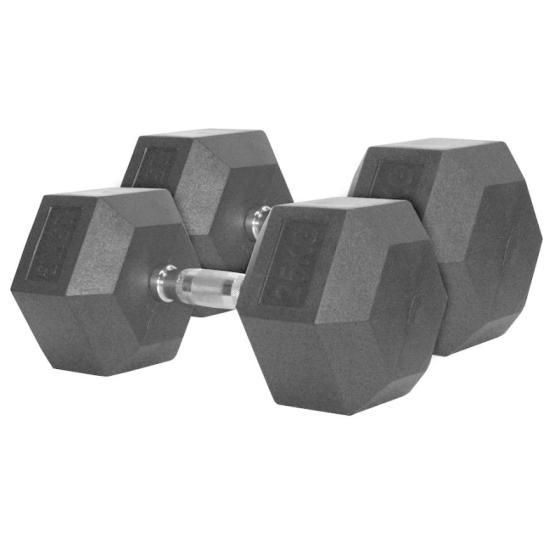 50kg Rubber Hex Dumbbells(id:10730388) Product details - View 50kg ...