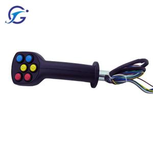 Wholesale switch supplier: Industrial Handle with Grip Supplier Hall Effect Joystick with A Variety of Grip Deadman Switch
