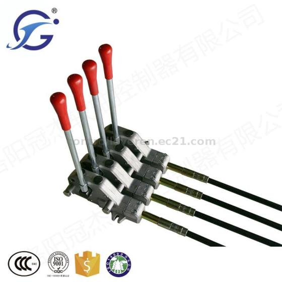 Factory Price Tractor Loader Spool Control Valve with Joystick and Bowden Cable Control Lever Front 