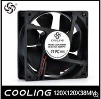 Shenzhen Cooling Manufactory Selling 120 X 120 X38 Mm 12038 5v Axial Brushless Waterproof 12v DC Fan