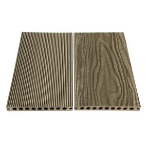 Wholesale absorbent bandage: Outdoor Plastic Wood Grain Hollow Composite Decking Cedar Color Recycled 2.2m 2.7m 3.6m
