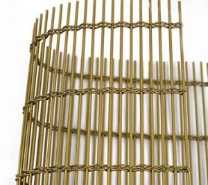 Wholesale glass window partition wall: Decorative Brass Wire Cloth