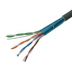 Wholesale cat6 patch cable: 8 Conductors CAT5E Shielded Ftp Ethernet Cable Twisted Pair 24AWG Cable