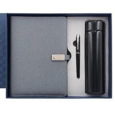 Wholesale u disk: Custom Logo Leakproof Luxury Corporate Gifts Notebook Set Multipurpose
