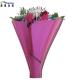 Custom Design Decorative Fresh Flower Sleeve /  Bouquet Packaging Carry Plastic Sleeve for Plant