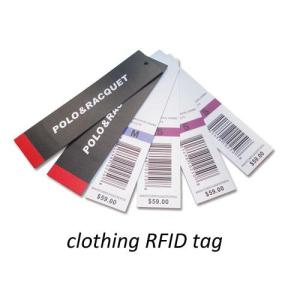 Wholesale hang tags printing: RFID Clothing Label for Apparel Inventory or Retail Management