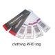 RFID Clothing Label for Apparel Inventory or Retail Management