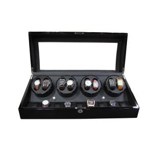 Wholesale counter top display boxes: New Design High Gloss Paint Black Wooden Automatic Watch Winder  Wooden Watch Winder