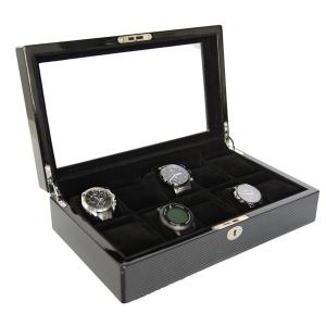 Wholesale watch case: Collection Classical Black Watch Case Storage Display Box Watch Storage Display Box Wholesale watch case: Collection Classical Black Watch Case Storage Display Box Watch Storage Display Box