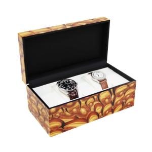 Wholesale plastic perfume bottle: Collection Classical Mix Color Watch Case Storage Display Box   Watch Storage Display Box