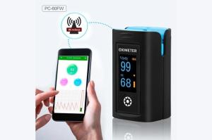Wholesale led spot lighting: LEPU PC-60FW High Accurate Bluetooth Blood Oxygen Monitors SPO2 Finger Pulse Oximeter with APP Analy