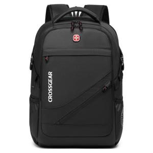Wholesale computer backpack: OEM Black Color University School Computer Bag Men Functional Business Travel Laptop Backpack