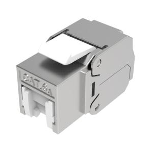 Wholesale die casting housing: Category 6A STP Ethernet Keystone Jack Tool-Free