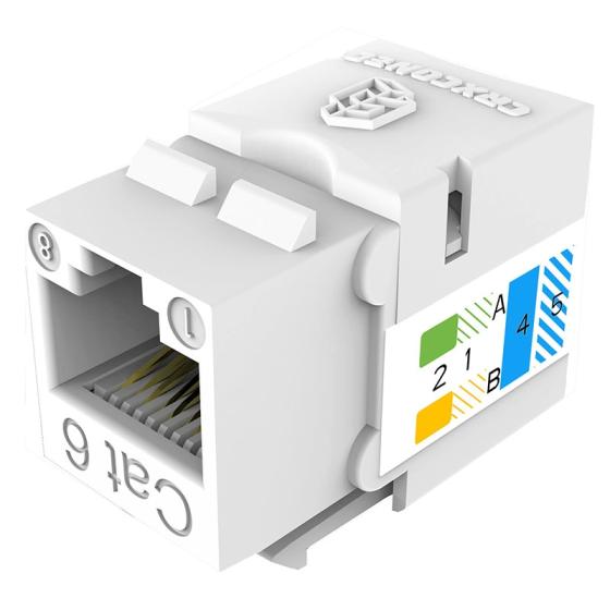 CAT6 UTP Punch Down Keystone Jack - Crxconec Company Ltd.