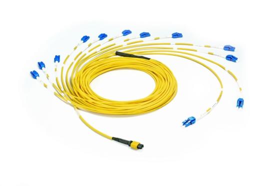 Single Mode OS1 Fiber MTP MPO Trunk Cable