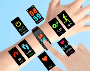 Wholesale mobile phone battery: X20 IP68 Waterproof Digital Smart Bracelet with Color Display/Heart Rate/Sleeping Monitor Sport Band