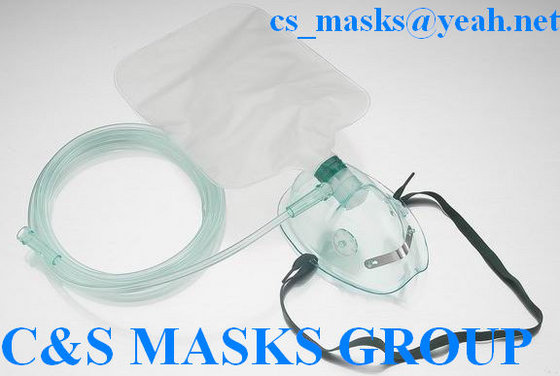 Non-rebreathing Mask (Oxygen Mask with Reservoir Bag) from C&S Masks ...