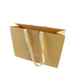 Wholesale paper packaging bags: 2018 New Natural Brown Packaging Paper Bag for Shopping