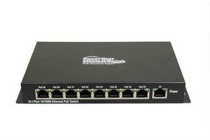 Wholesale phone cable: 9 Port FE Passive PoE Switch with 8 Port POE