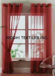 Curtains Inc. - Curtain Fabric, Cotton Curtain, Checked Curtain - Ec21 