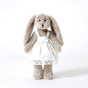 Wholesale plush animal: New Plush Rabbit Toys with A White Skirt Custom Stuffed Animals Factory