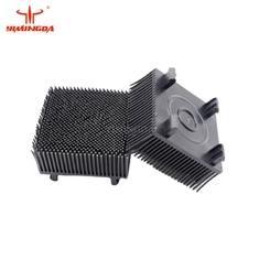 Wholesale brush cutter: Black Square Auto Cutter Parts 0.03kg Nylon Bristle Block Brush for FK