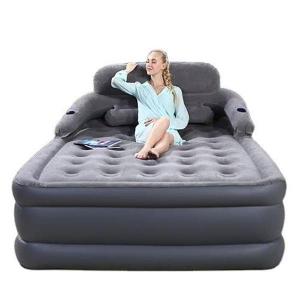 Wholesale custom: Factory Custom Inflatable Mattress with Built-in Pump