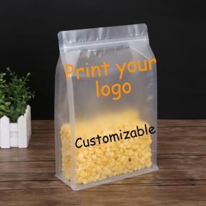 Wholesale transparent bags: PE Frosted Transparent Food Packaging Bag Self Sealing Bag Snack 3D Sealed Bag Pouch Candy Storage