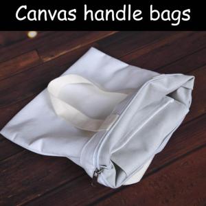Wholesale bag handle: Grocerybag Groceryshoppingbag  Canvas Bags with Handles Zipper Lock Storage & Organization