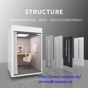Wholesale shop security systems: Cyspace Sound Proof Room Competitive Smart System Sound Insulation Soundproof Booth Office Pod O