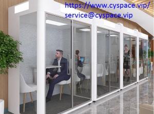 Wholesale overhead cable: Cyspace Office Pod Desk Sofa Design Furniture Portable Outdoor Soundproof Privacy Working Acoustic O