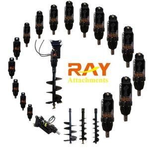 Wholesale digger for excavator: RAY ATTACHMENTS Earth Auger Drill Post Hole Digger for Excavator