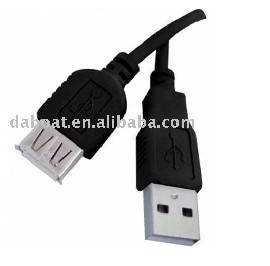 Wholesale usb 2.0: 2m USB 2.0 Cable-Type A Male To A Male, Black