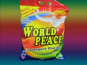 Wholesale woven bag making machine: World Peace 1KG Washing Powder
