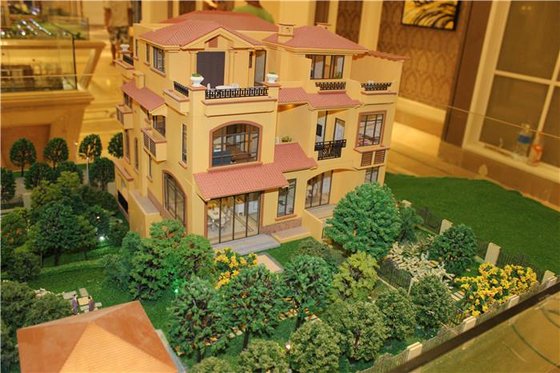 Miniature Exterior and Interior Villa Model , Architectural Scale