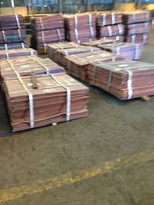 Wholesale supplies: Copper Cathodes