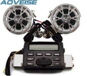 Wholesale audio parts: Motorcycle Spare Part of Waterproof Audio System MT723