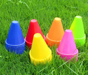 Wholesale road cone: 3.15 Inch Plastic Roadblock Safety Cones Skating Cone Sport Cone
