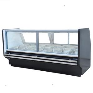 Wholesale refrigerator glass: Square Shape Glass Deli Cabinets