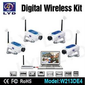 Wholesale pc camera: 2.4Ghz Digital Wireless Camera USB Receiver Connect with Computer PC