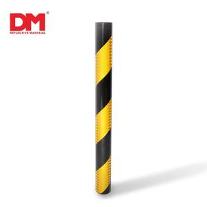 Wholesale pmma: HIP Aluminum-Based Grade DM7660 PMMA with Micro Prismatic Structure Yellow-black Reflective Film