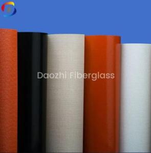 Wholesale gray fiber glass: Silicone Coated Fiberglass Fabric
