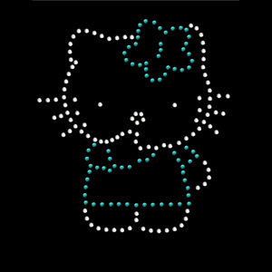 Hello Kitty Iron On Rhinestone Transfer-6872372 Product details - View ...