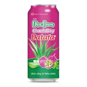 Wholesale passion: Datafa 325ml Canned Aloe Vera with Passion Fruit Manufacturer Vietnam