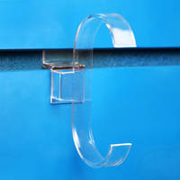Wholesale Clear View Plastic Watch Display Stand Rack Holder for Slatwall