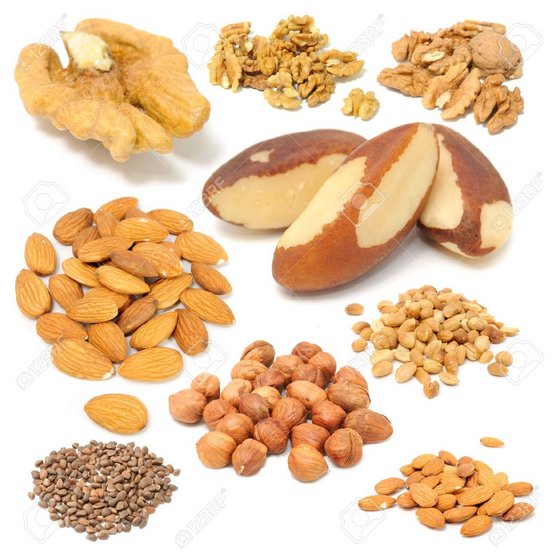 Raw Red Peanut , Walnuts , Macadamia Nuts 