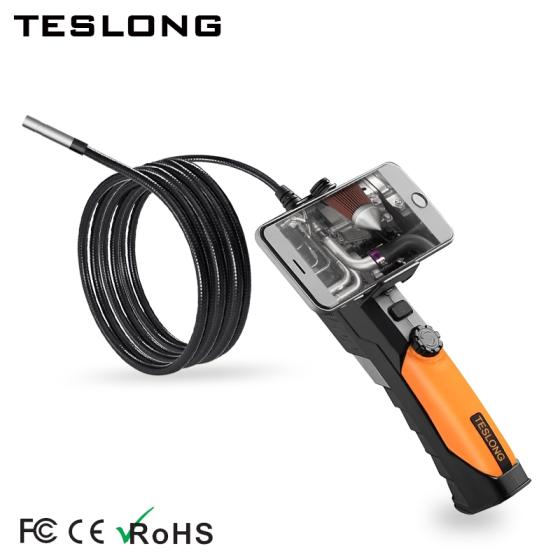 3Meter Teslong Endoscope probe 8.2mm Diameter Flexible Probe Extension for NTS200 Endoscope Borescope