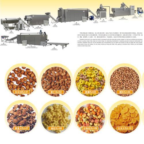 Sell High-quality Full Automatic Breakfast cereal Snack Food Processing Line